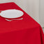 Cotton Blend 54"x54" Square Tablecloth Red - Wrinkle-Resistant Table Cover