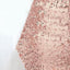 8ftx7ft Rose Gold Big Payette Sequin Sparkly Hexagon Backdrop Stand Cover