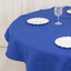 Cotton Blend 70" Round Tablecloth Royal Blue - Wrinkle-Resistant Table Cover