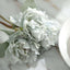 11" Silver Blue Real Touch Artificial Silk Peonies Flower Bouquet