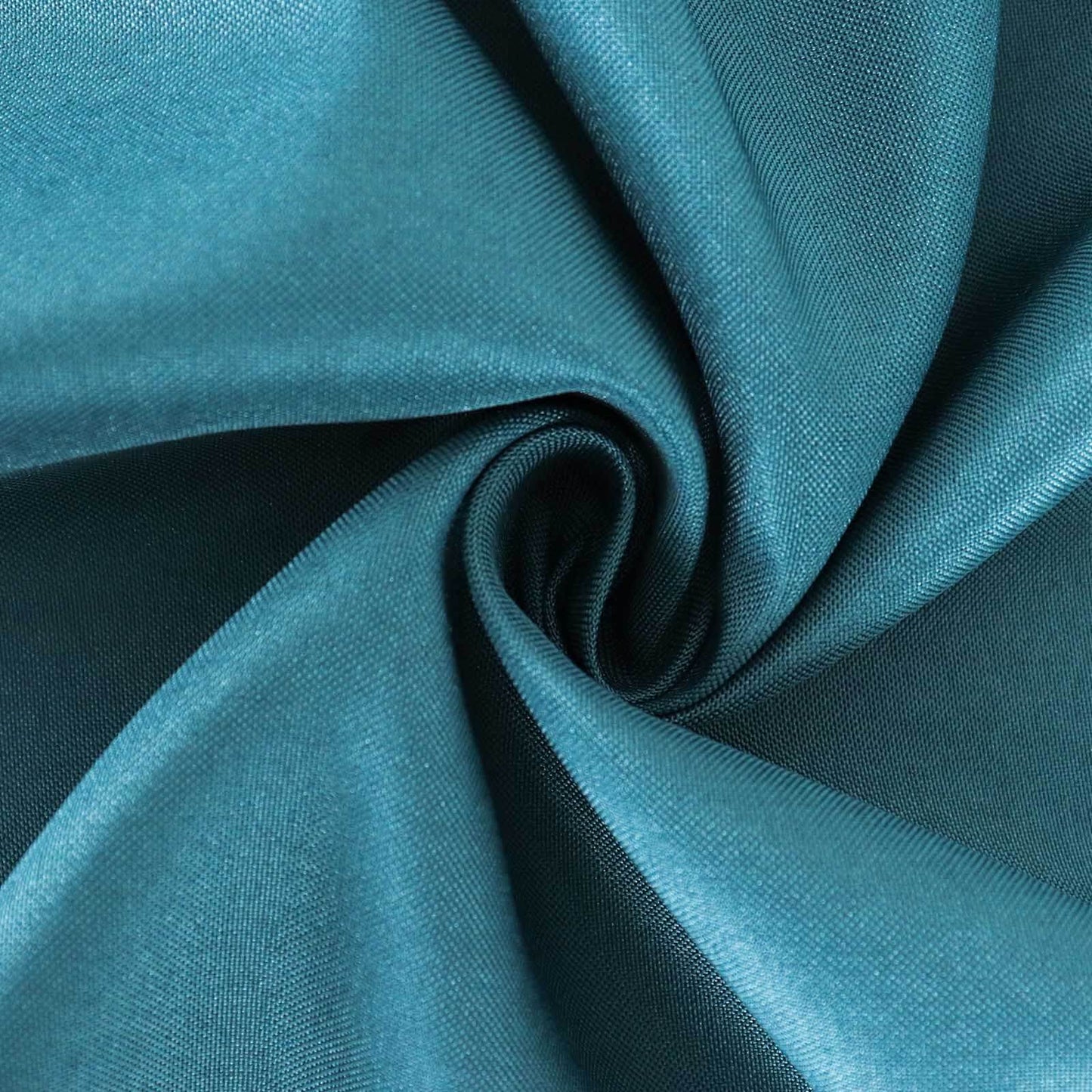 Polyester 120" Round Tablecloth Peacock Teal - Seamless Wrinkle-Resistant Table Cover