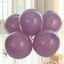 25 Pack 12" Matte Pastel Violet Amethyst Helium Air Latex Party Balloons
