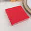 50-Pack Paper Beverage Napkins Red - 2 Ply Disposable Soft 18GSM Cocktail Napkins 5"x5"