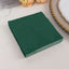 50-Pack Paper Beverage Napkins Hunter Emerald Green - 2 Ply Disposable Soft 18GSM Cocktail Napkins 5"x5"