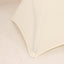 Spandex 36" Round Cocktail Table Cover Ivory - Easy to Maintain Stretch Fitted Highboy Tablecloth