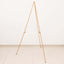 65" Gold Metal Sign Holder Easel Stand, Collapsible Tripod Stand