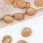 400-Pack Rose Petals Life-Like Flower Confetti Gold Matte Silk Round - Perfect for Event Tables 2"