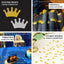 300 Pcs Glitter Princess Crown Paper Confetti Double-Sided Silver, Baby Shower Party Table Scatters - Decorative & Sparkling Design