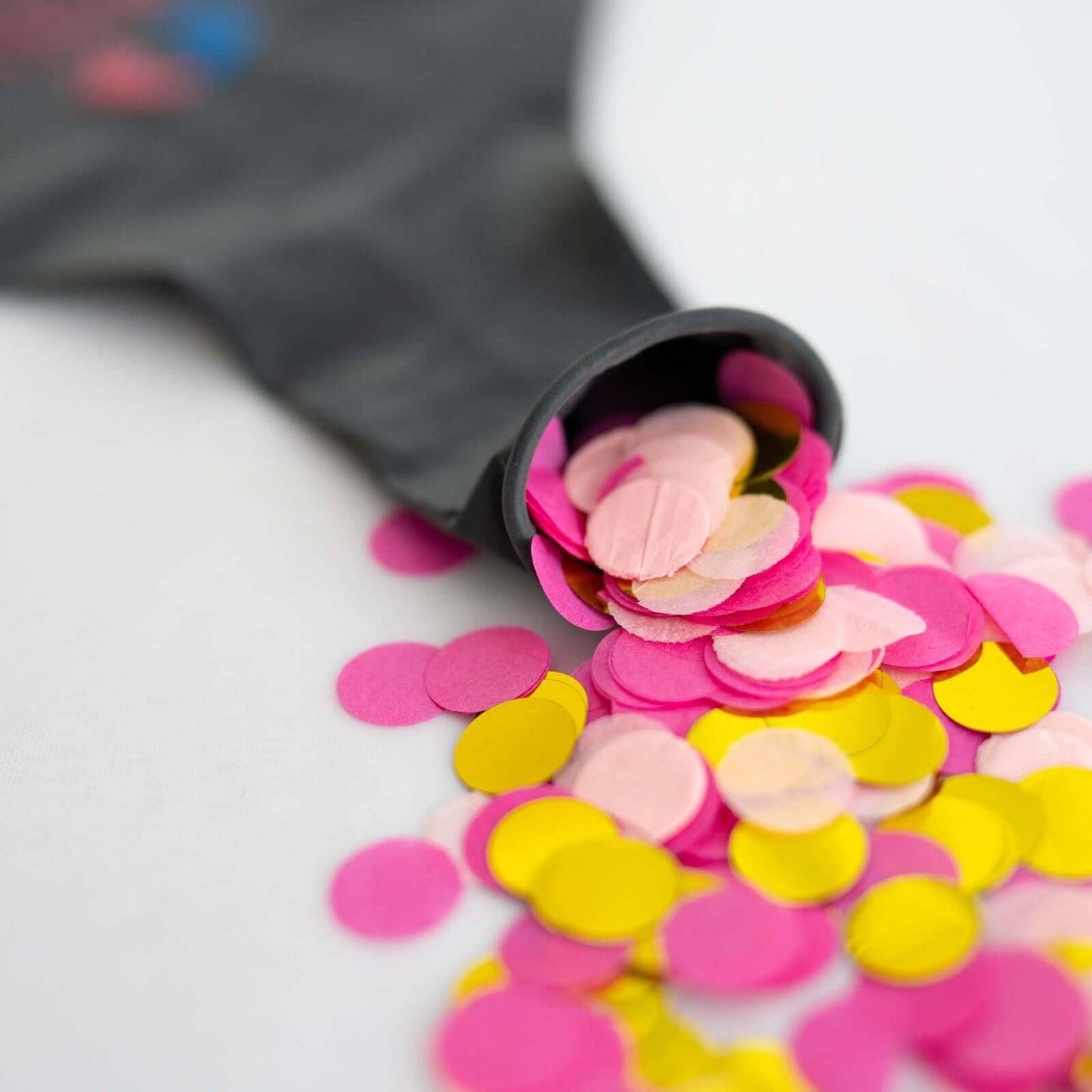 24" Gender Reveal Pink Confetti Filled Boy Or Girl Print Latex Balloon