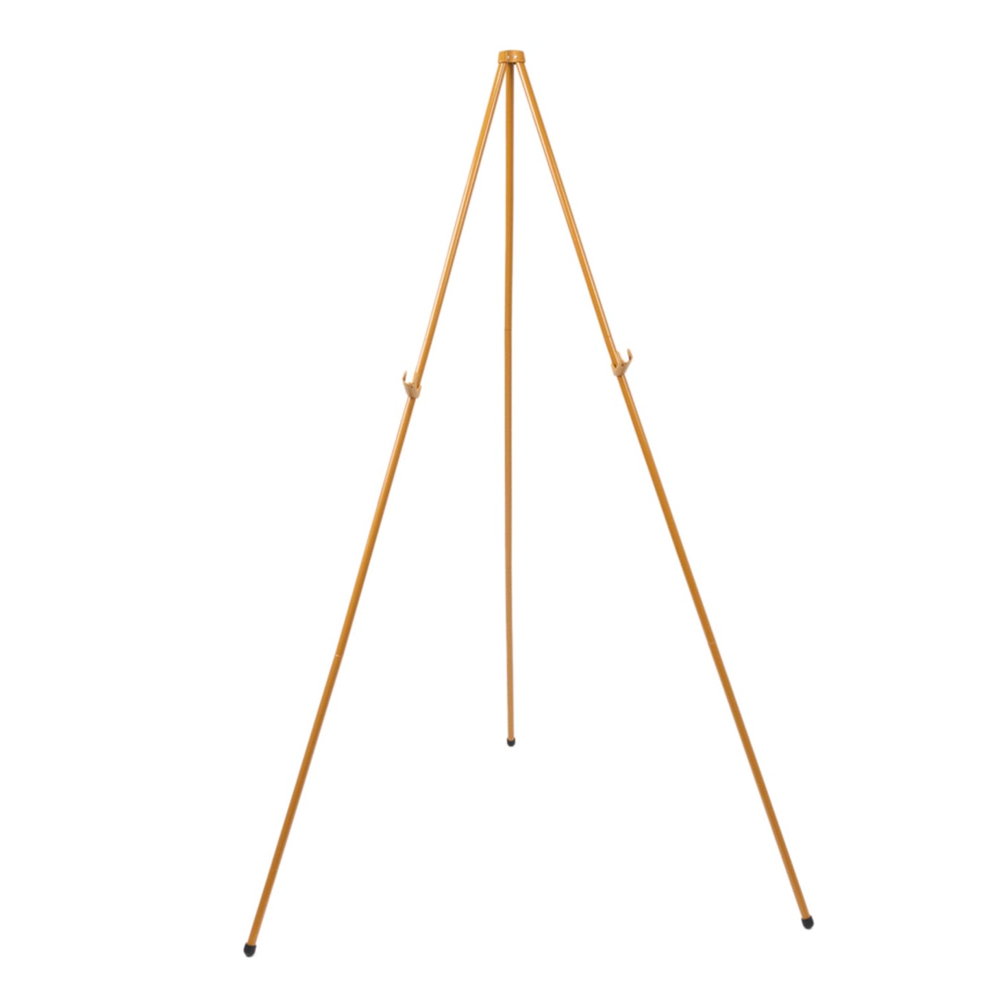 65" Heavy Duty Gold Metal Easel Stand - Portable and Adjustable Tripod for Wedding Signs, Posters, and Art