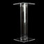 Acrylic Wedding Aisle Display Stand Flower Pedestal with Square Bases Clear - Durable 10mm Thick Centerpiece for Events 46"