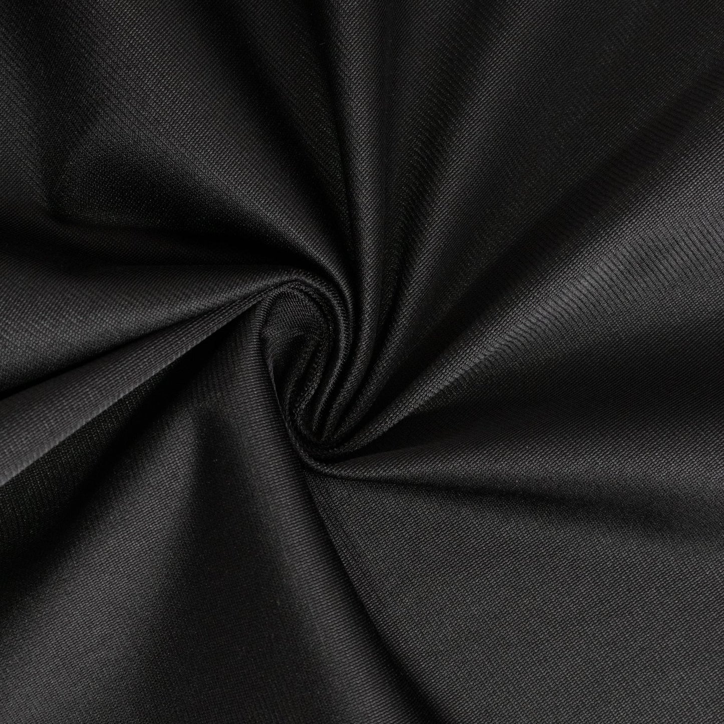 Scuba Polyester 36"x72" Wide Table Runner Black - Wrinkle-Free Trade Show Table Linen