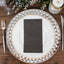 50-Pack Paper Napkins Black - Soft Disposable 2-Ply Dinner Napkins for Weddings