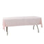 Plastic Table Cover Roll Blush with Slide Cutter - Customizable Disposable Tablecloth Roll 54"x300ft