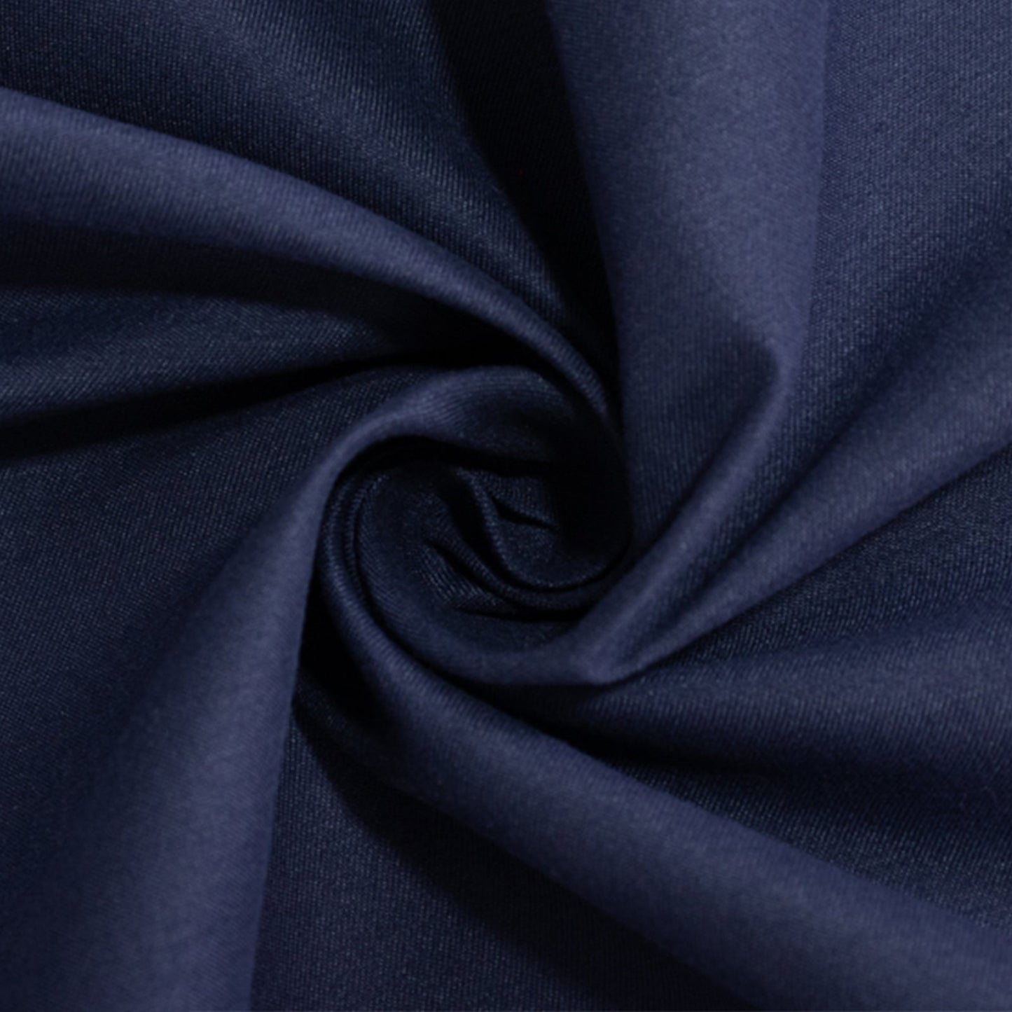 Cotton Blend 108" Round Tablecloth Navy Blue - Wrinkle-Resistant Design