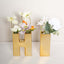 Shiny Ceramic Vase Letter "C" Gold Plated - Chic Bud Planter Pot for Events & Decor 6"