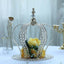 Crystal - Bead Royal Crown Cake Topper Metallic Gold - Themed Baby Showers Cakes & Event Centerpieces 16" - Linen Luxes