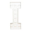 Giant LED Marquee Light Up Letter "I", White 4ft Pre-Cut Foam Board with 10 Warm White Battery Operated LEDs, Glue Gun and Sticks