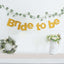 3.5ft Gold Glittered Bride To Be Paper Hanging Bridal Shower Garland Banner, Bachelorette Party Banner
