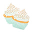 20-Pack Paper Cocktail Napkins with Cupcake Design - Fun Disposable Beverage Napkins for Events 11"x9"