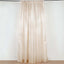 8ftx10ft Beige Satin Event Curtain Drapes, Backdrop Event Panel