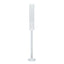 2-Pack Crystal Glass Hurricane Taper Candle Holders, Tall Decorative Candle Stands Clear Cylinder Chimney Tubes 26"