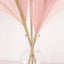 3 Stems Artificial Pampas Grass Decor Dusty Rose for Rustic Boho Chic Backdrops Floral Styling & Vase Displays 44"