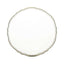 10-Pack Plastic 10" Dinner Plates in Clear with Gold Scalloped Rim - Disposable Large Party Plates
