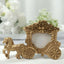 Picture Frame Resin Horse Carriage Design Gold - European Style Place Card Holder & Wedding Party Favor 7"