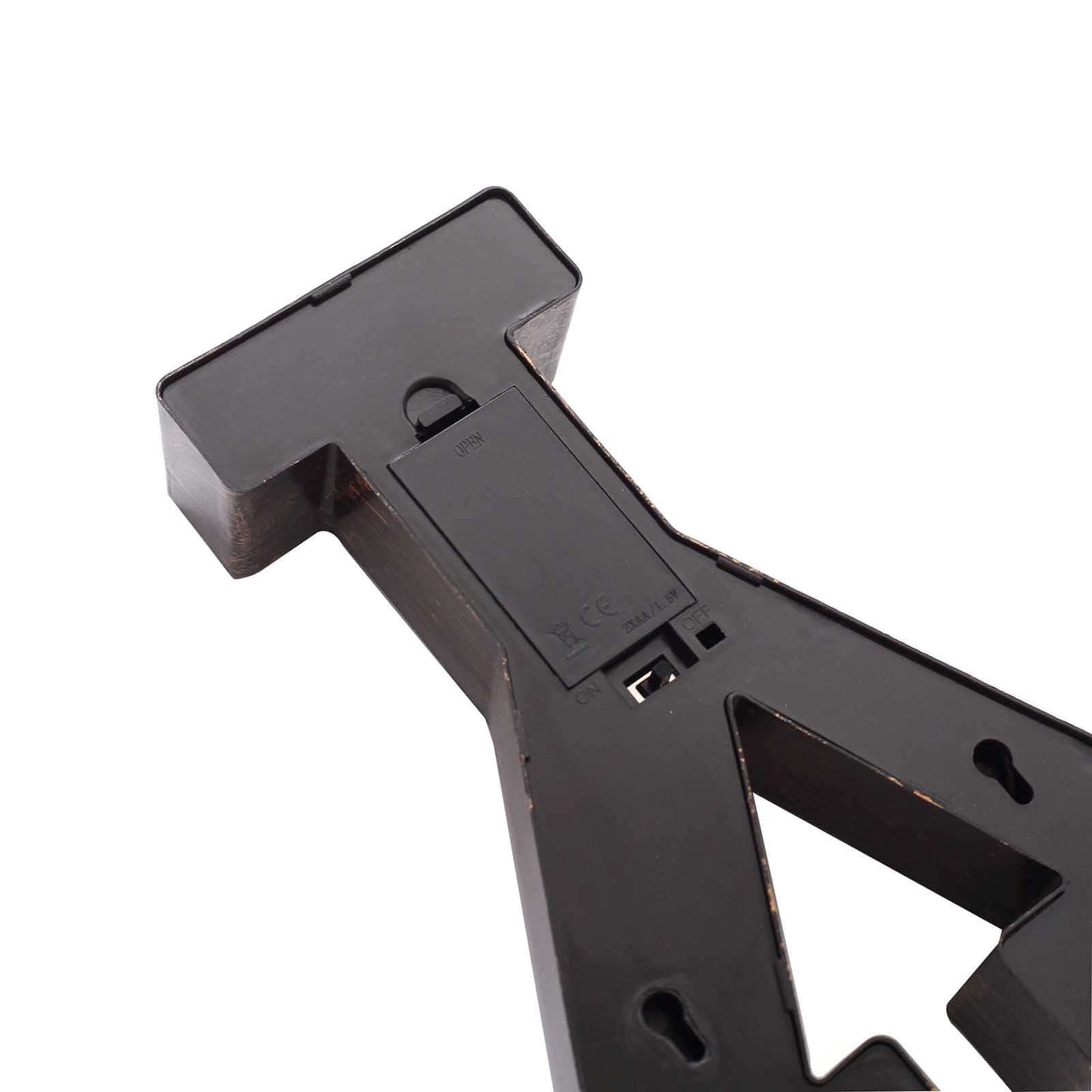 LED Marquee Letter "Y" Industrial Style Antique Black - Light-Up Alphabet Sign for Weddings & Displays 9"