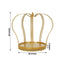 Metal Wedding Cake Stand 26" Gold Princess Crown Style - Exquisite Cupcake Display Holder Centerpiece for Fairy Tale Weddings & Chic Dessert Presentations