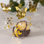 25 Pack Clear Transparent Square Party Favor Boxes with Gold Butterfly Top, Clear Candy Treat Gift Boxes - 2"x2"x4"