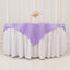 Premium Polyester 54"x54" Table Overlay Square Tablecloth Lavender Lilac - Stain and Wrinkle-Resistant 220GSM Table Topper