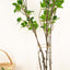 3 Pack 43" Artificial Green Petal Branches Leaf Spray, Faux Leaf Branches