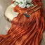 Gauze Cheesecloth 10ft Table Runner Terracotta (Rust) - Rustic Boho Style