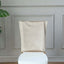 Velvet Chair Back Slipcover for Chiavari Chairs Champagne - Soft and Smooth Solid Chair Back Cover Cap