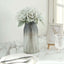 11" Silver Blue Real Touch Artificial Silk Peonies Flower Bouquet