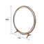 8ft Natural Brown Wood Round Event Party Arbor Backdrop Stand, Rustic DIY Wedding Arch