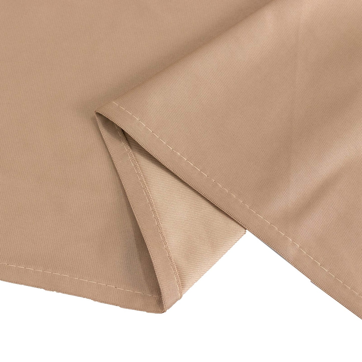Scuba 70"x70" Table Overlay Square Tablecloth Nude - Wrinkle Free & Stain Resistant Table Cover