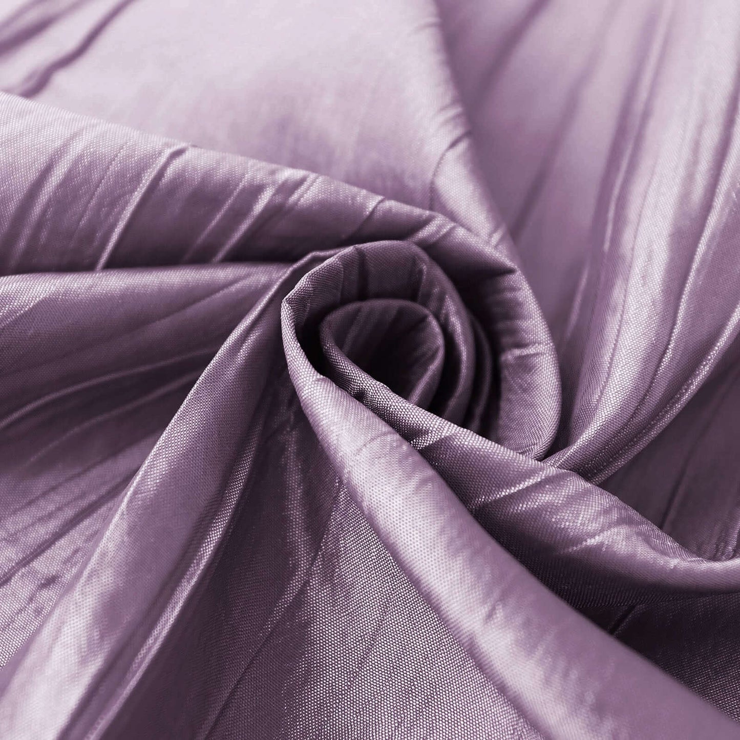 Taffeta 90"x132" Rectangle Tablecloth Violet Amethyst - Seamless Accordion Crinkle Table Cover