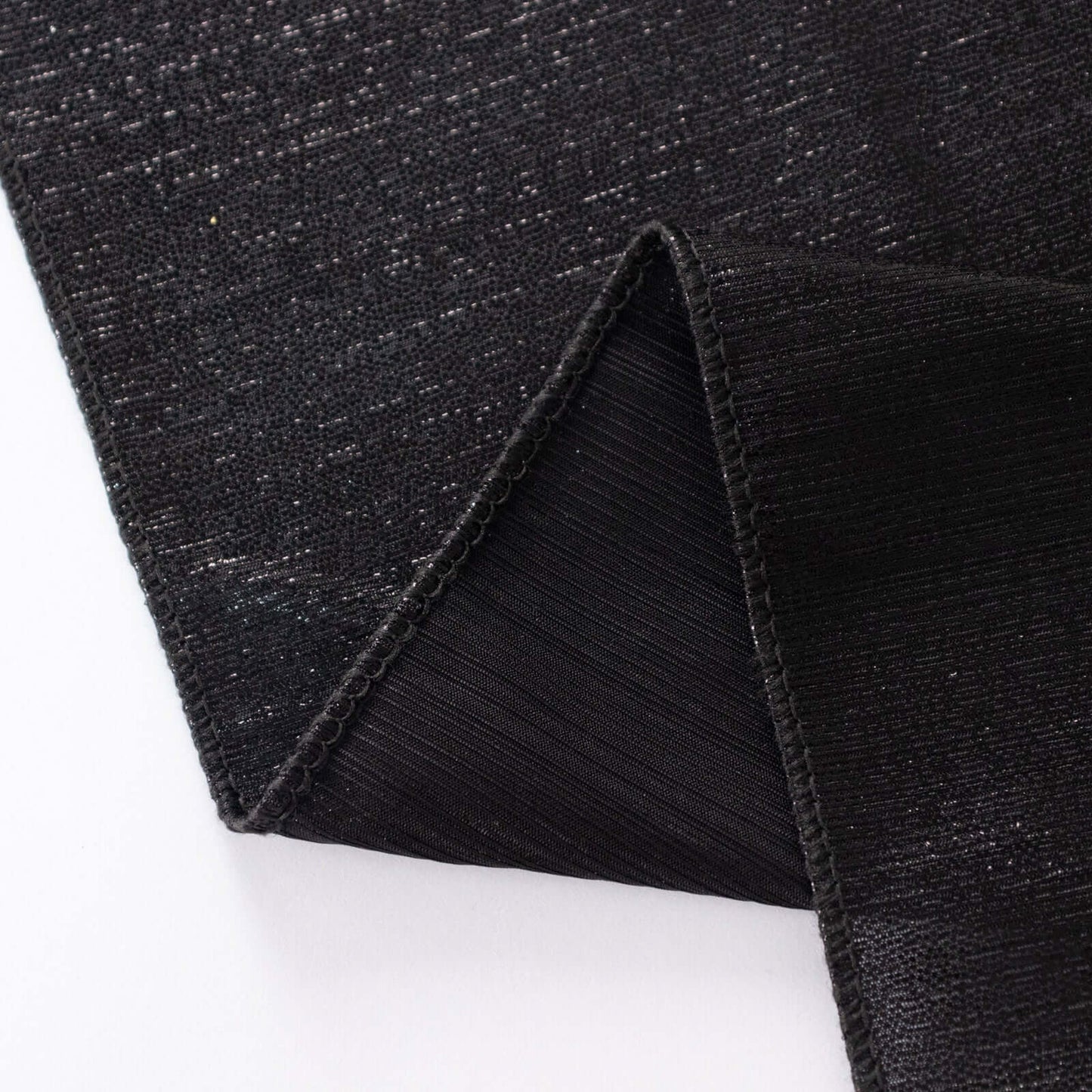 Polyester 72"x72" Table Overlay Square Tablecloth Black - Sequin Dots Wrinkle-Free Table Cover