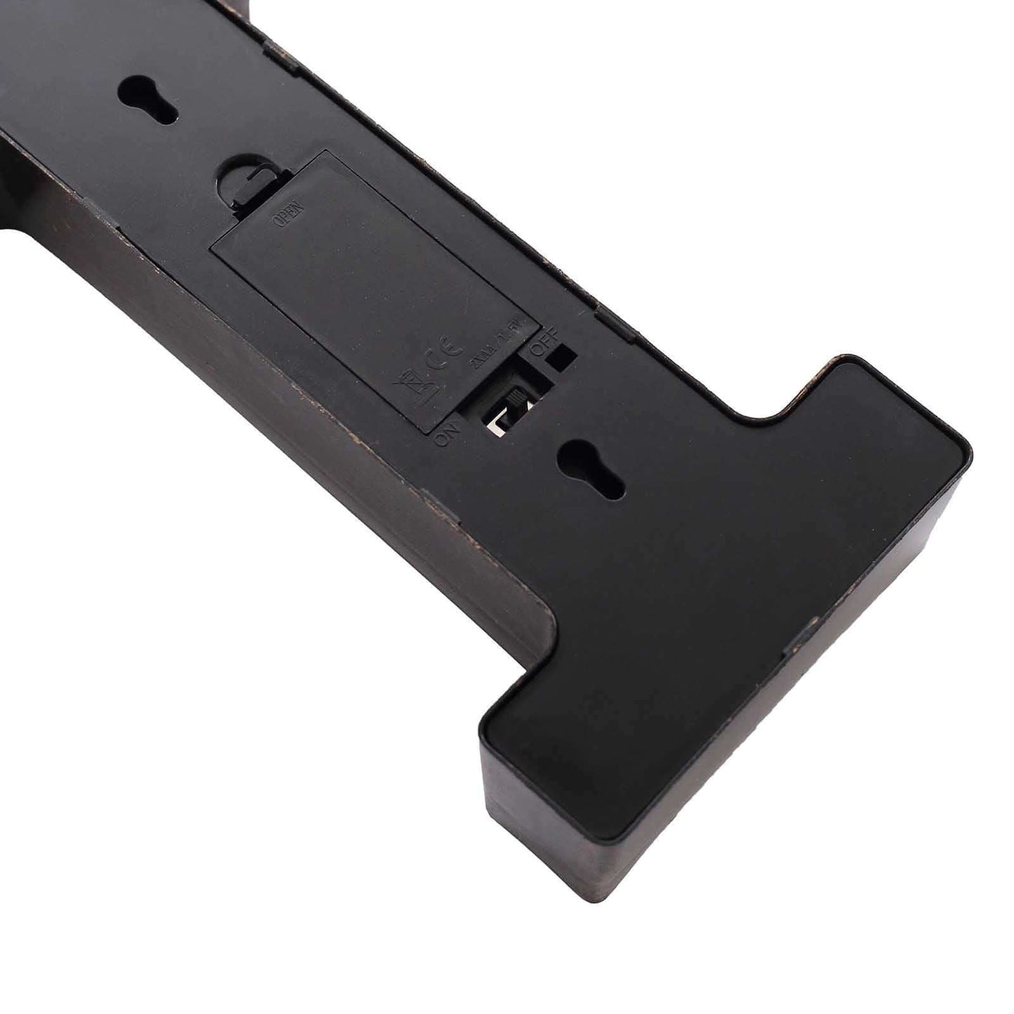 LED Marquee Letter "I" Industrial Style Antique Black - Light-Up Alphabet Sign for Weddings & Displays 9"