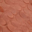 Taffeta 54"x54" Table Overlay Square Tablecloth Terracotta (Rust) 3D Leaf Petal Table Cover
