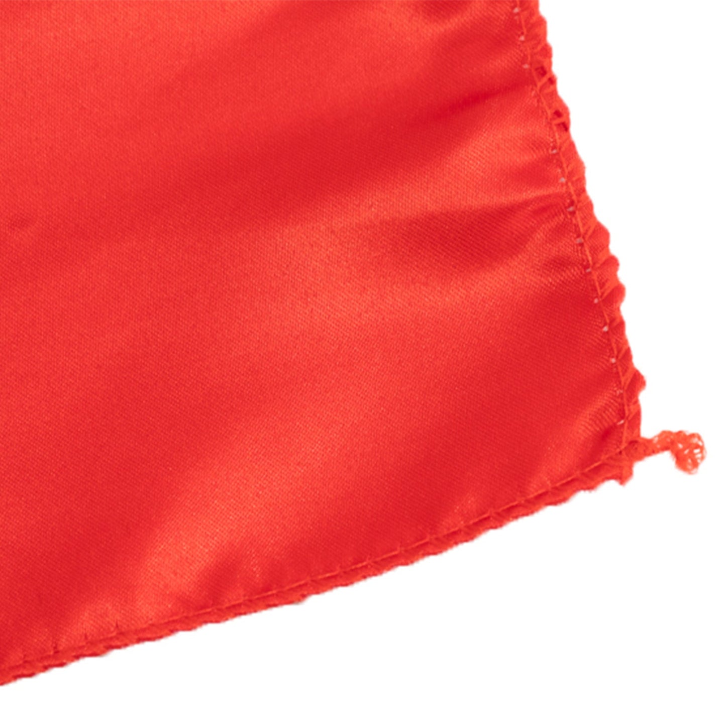 Lamour Satin 72"x72" Table Overlay Square Tablecloth Red - Smooth Finish Table Topper