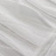 14ft Sheer Pleated Ruffle Skirting Chiffon Table Skirt - White, Shimmer Sheer, Wrinkle-Free Fabric