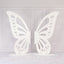 Freestanding Wooden Butterfly Wings Backdrop, Large Butterfly Cut-Out Stand Photo Prop - White, 4.5ftx3.5ft
