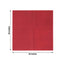 20 Pack Linen-Like Paper 5"x5" Napkins Burgundy - Highly Absorbent Airlaid Napkins