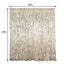 8ftx8ft Champagne Big Payette Sequin Event Curtain Drapes, Backdrop Event Panel
