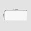 2-Pack Acrylic Plexiglass Sheets Rectangular Side Plates White - Protective Film Coating 32"x11"