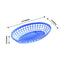 6-Pack Plastic Food Baskets with 50 Wax Paper Liners Assorted Colors - Durable Oval Deli Serving Trays